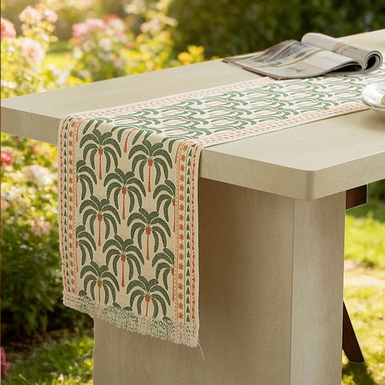 Palm Tree Table Runner