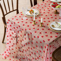 Love Heart Mesh Tablecloth