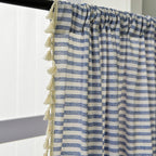 Beach Villa Striped Curtain