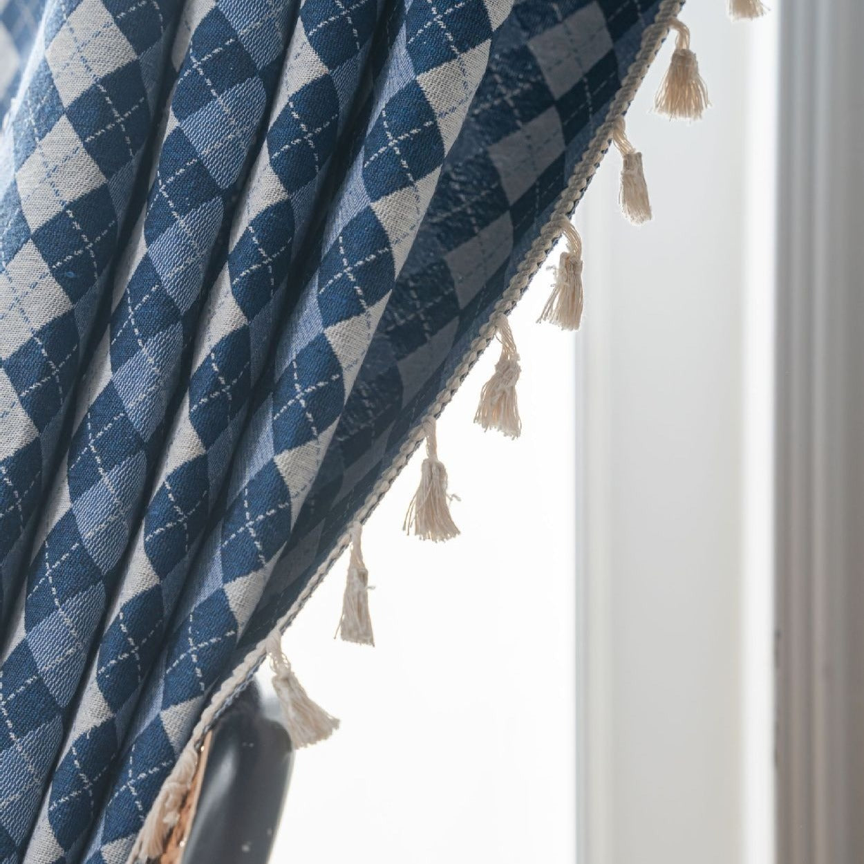 Disco Diamond Tassel Curtain