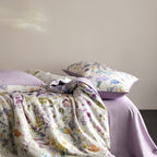 Lunaria Floral Garden Egyptian Cotton Bedding Set