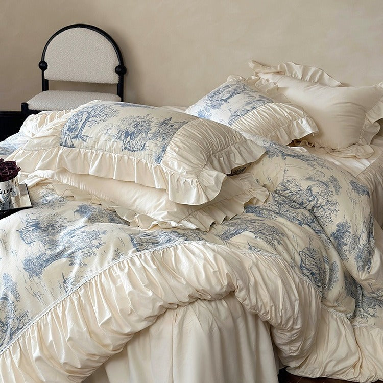 Courtly Blue Quilt Cover Set