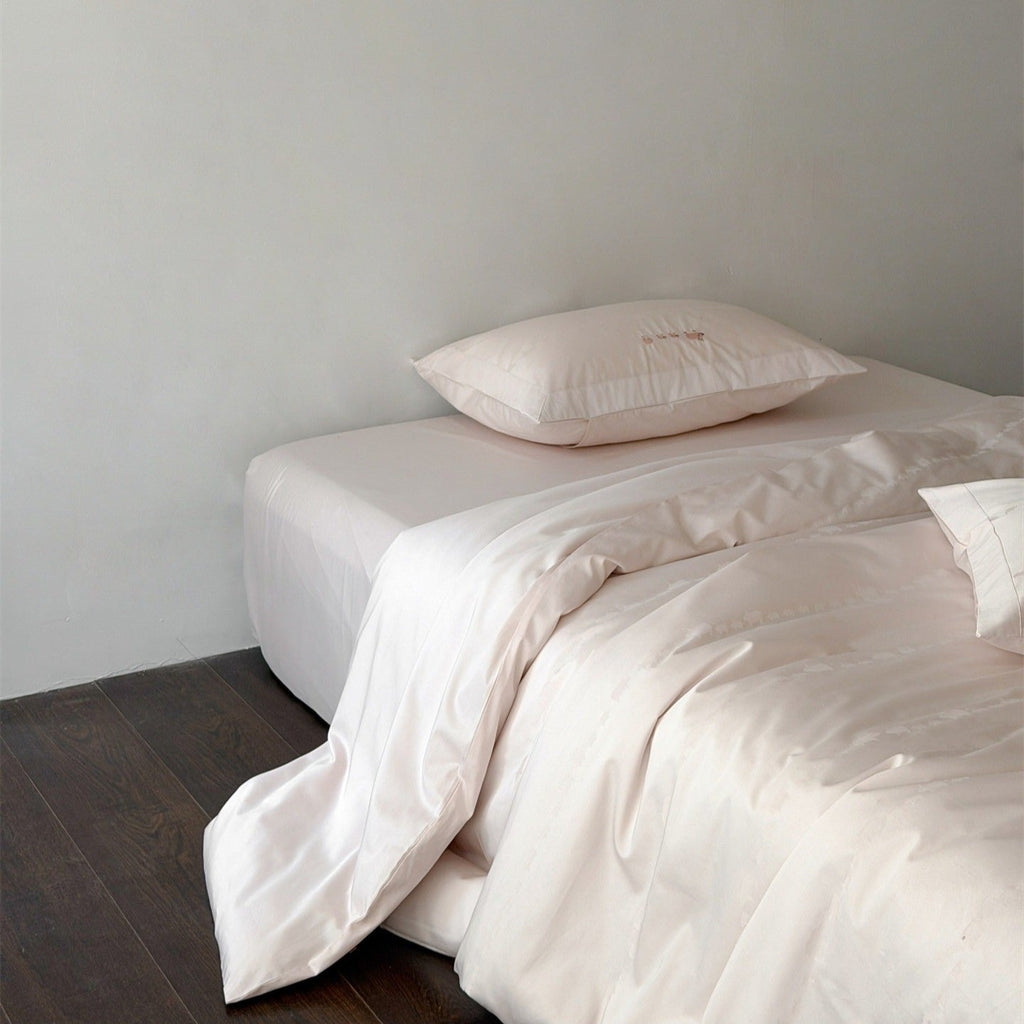 Blush Piglet Stripe Bedding Set