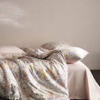 Celestine Unicorn Botanical Egyptian Cotton Bedding Set