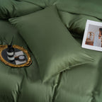 Green Dream Olive Luxury Bamboo Bedding Set
