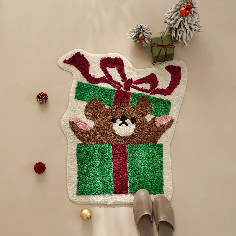 Peek-a-Boo Bear Rug