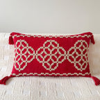 Crimson Knot Cushion Collection