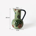 Fiesta Ceramic Pitcher Vase