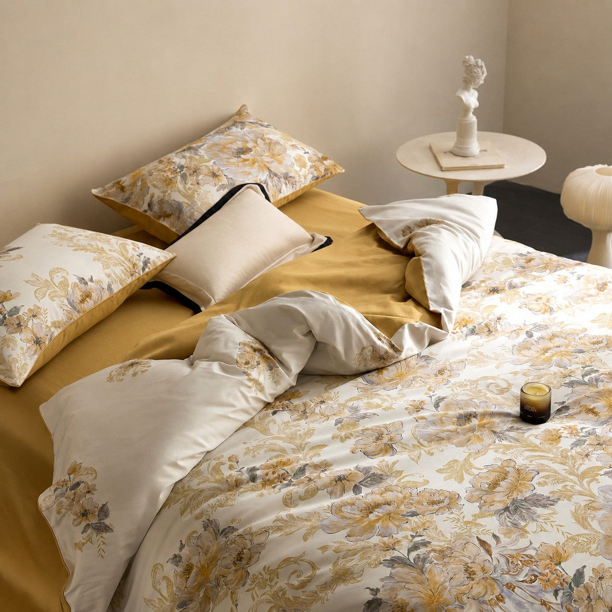 Veloria Floral Egyptian Cotton Bedding Set