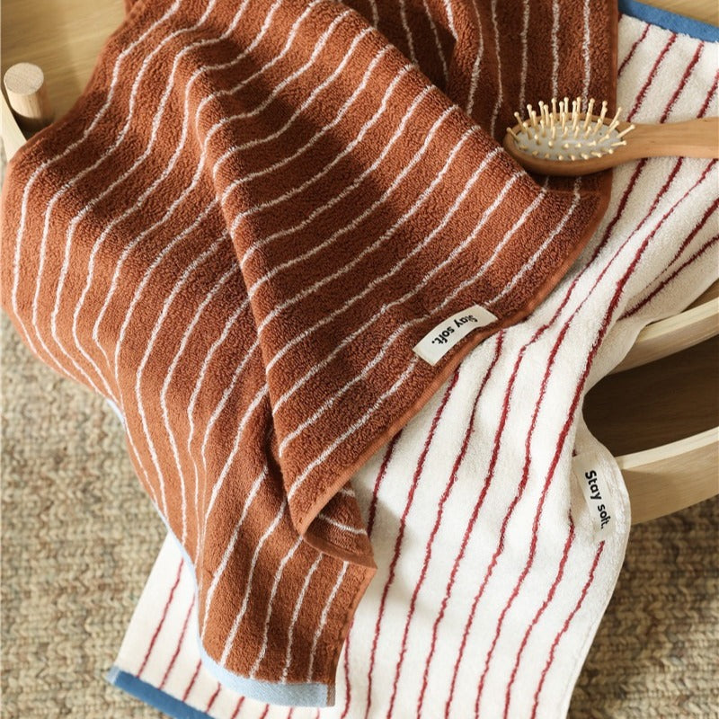 Sunny Hearth Stripe Towel