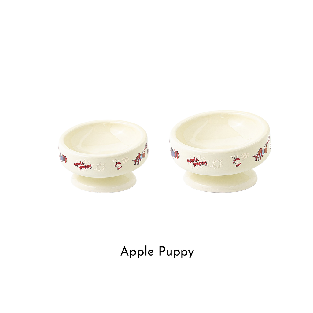 Creamy Pet Bowl Set
