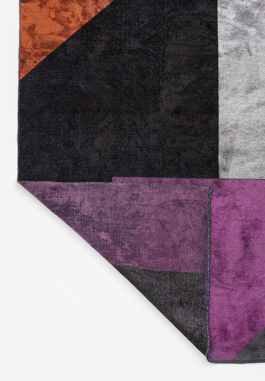 Chicago Black - Rust Rug