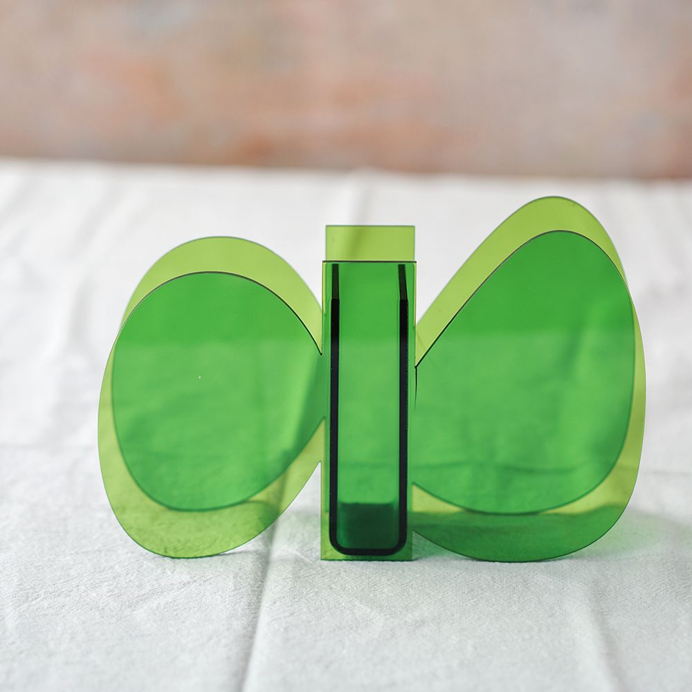 Growing Leaves Acrylic Vase