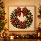 🧘Relaxing & Beginner-Friendly - 🎨💎DIY Christmas Pearl Diamond Painting Art Kit With Frame