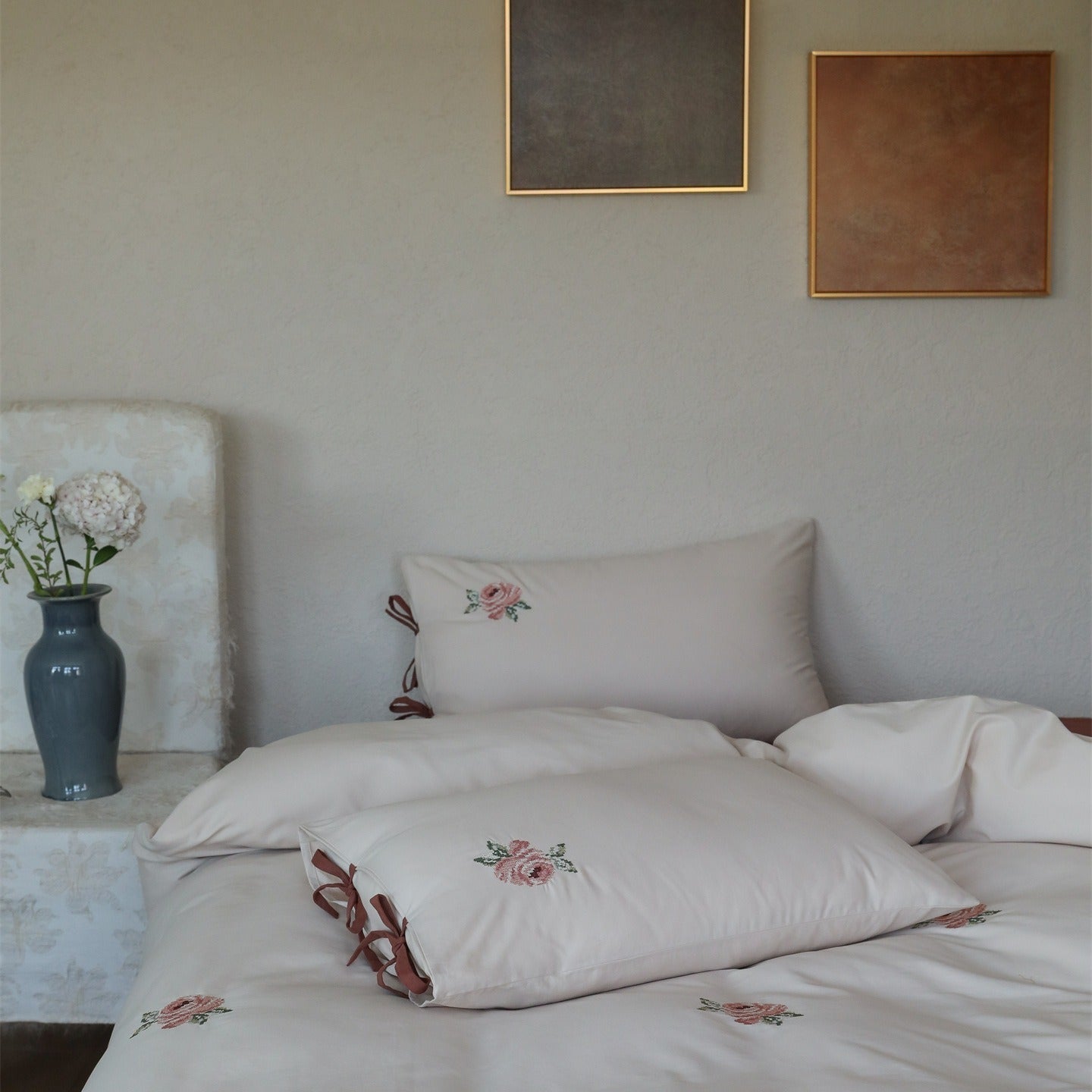 Retro Rose Garden Bedding Set