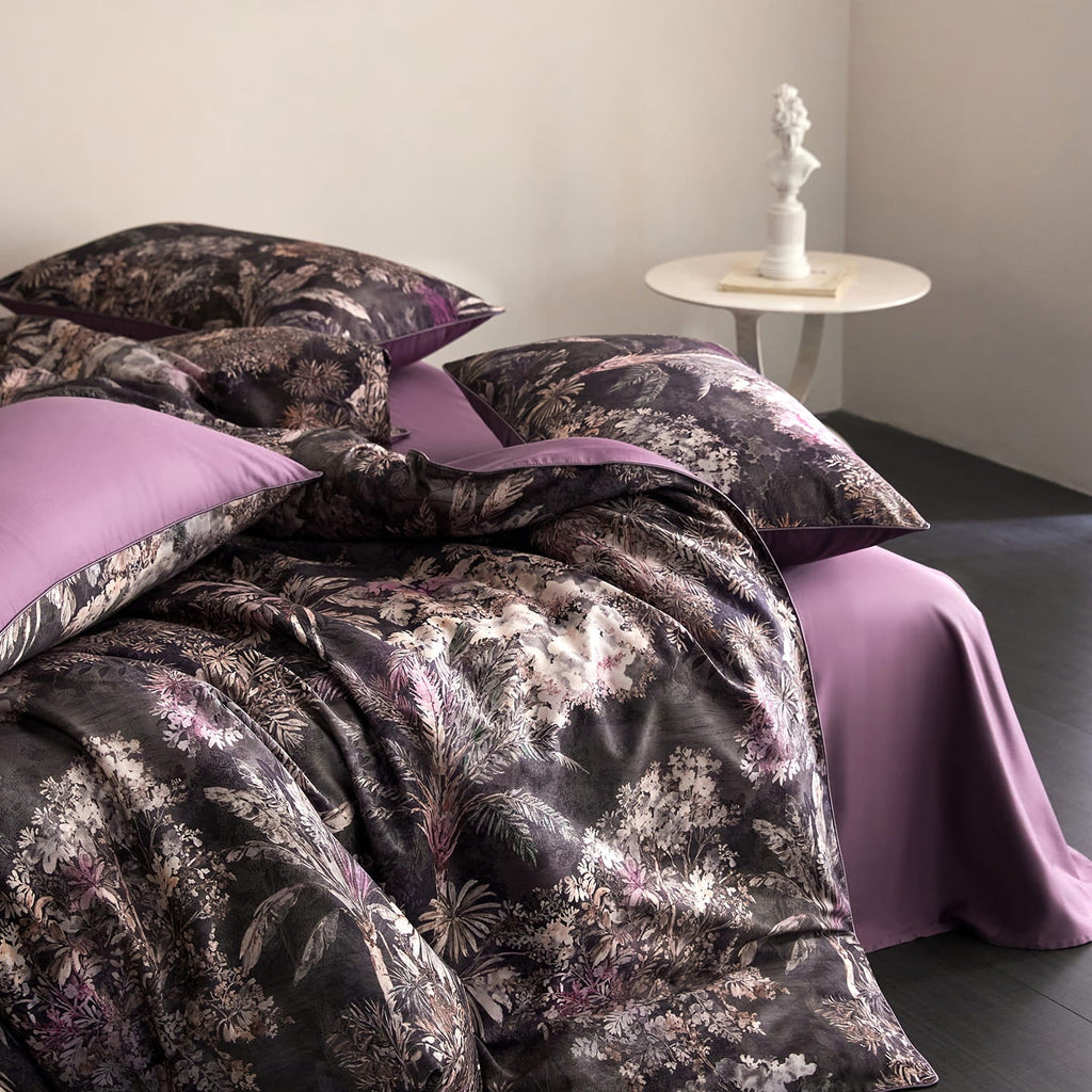 Savona Moonlit Canopy Botanical Egyptian Cotton Bedding Set