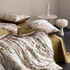 Evren Floral Egyptian Cotton Bedding Set
