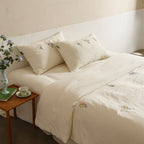 Cottage Wildflower Summer Quilted Blanket