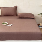 Earthy Cotton Fitted Sheet