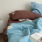 ColourPop Stripe Summer Quilted Blanket