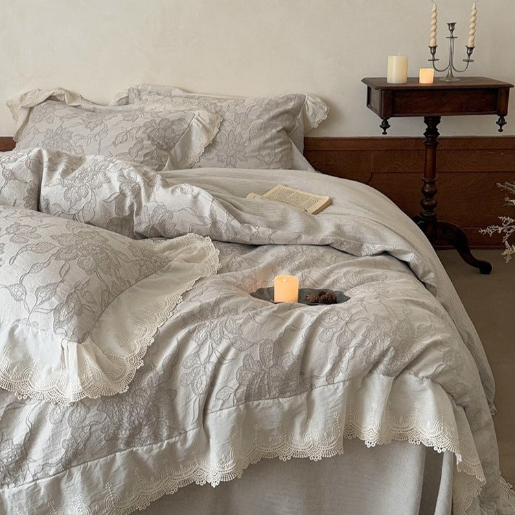 Countryside Textile Floral Bedding Set