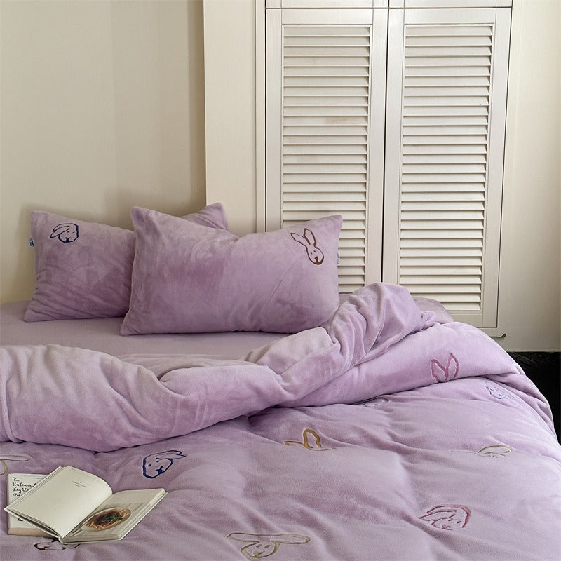Warm Bunny Bedding Set