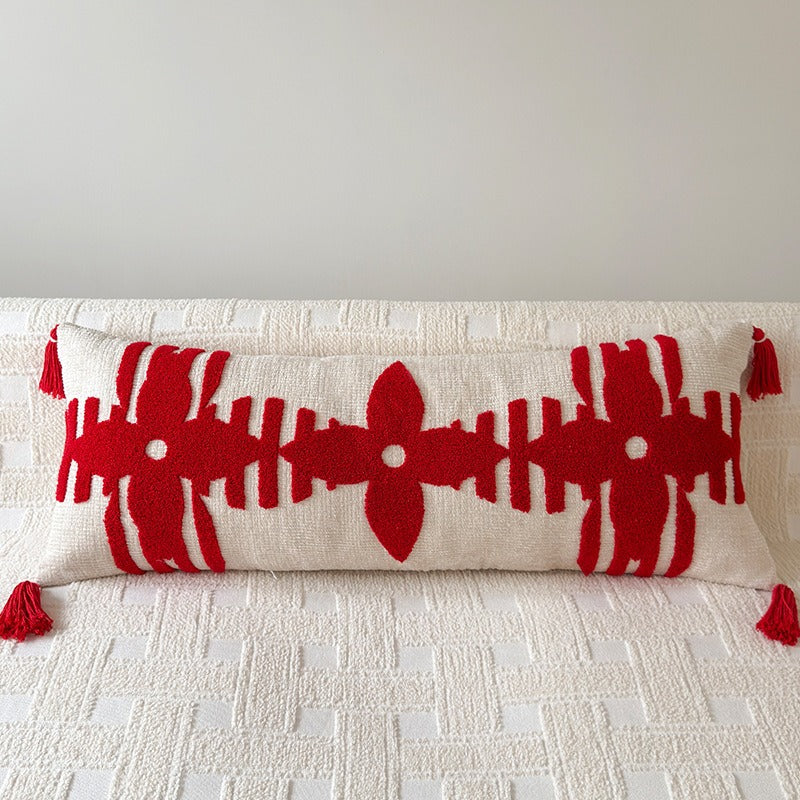 Crimson Knot Cushion Collection