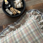 Forest Tartan & Ruffle Bedding Set
