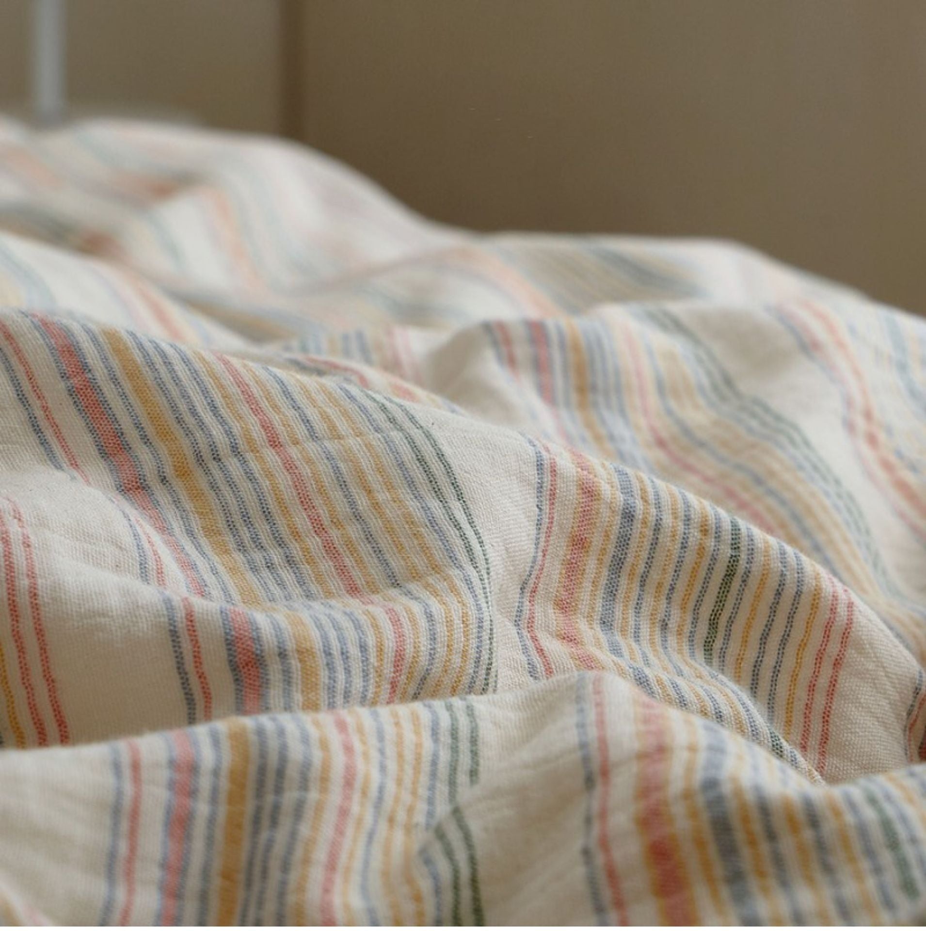 Rainbow Stripe Bedding Set