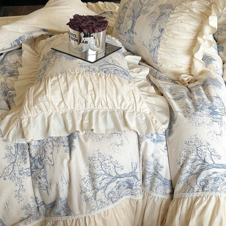 Courtly Blue Quilt Cover Set