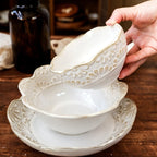 Garland Embossed Ceramic Dinnerware