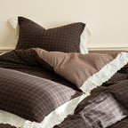 Morning Coffee Tartan Bedding Set