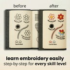 🧵DIY Embroidery Stitch Book