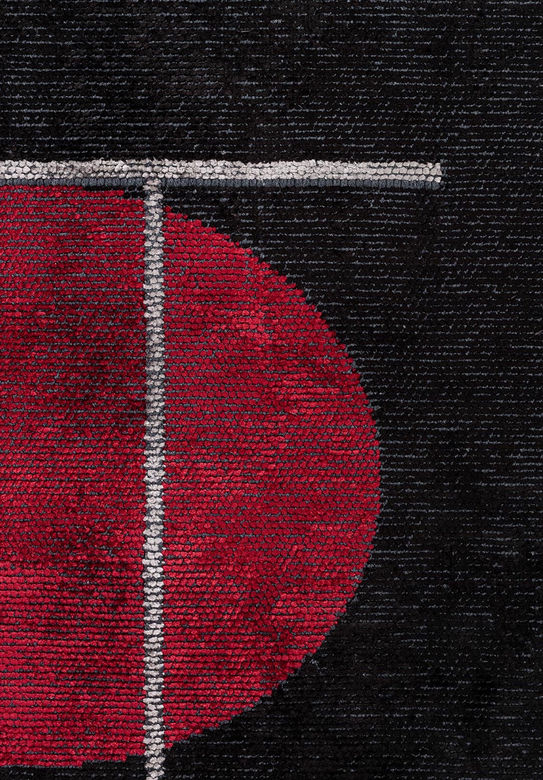 Circus Black - Red Rug