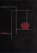 Circus Black - Red Rug
