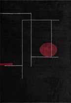 Circus Black - Red Rug