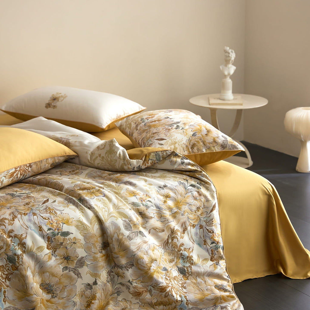 Veloria Floral Egyptian Cotton Bedding Set