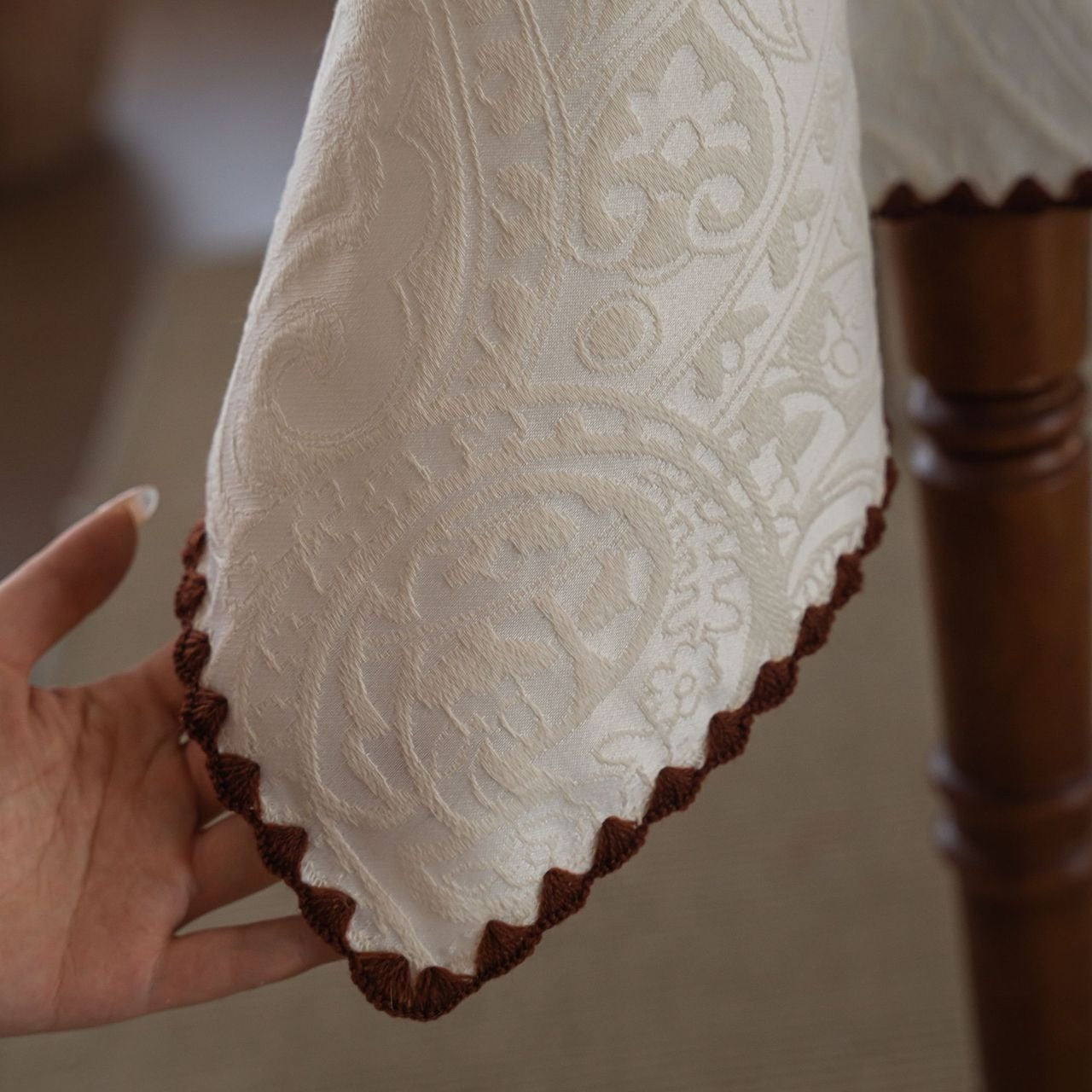 French Paisley Tablecloth