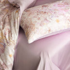 Elara Watercolor Floral Egyptian Cotton Bedding Set
