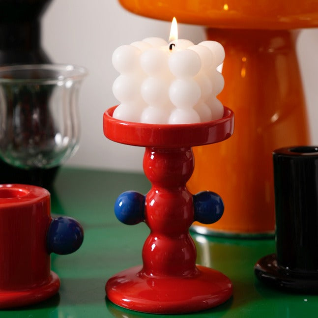 Bold Colour Candle Holder - Final Sale