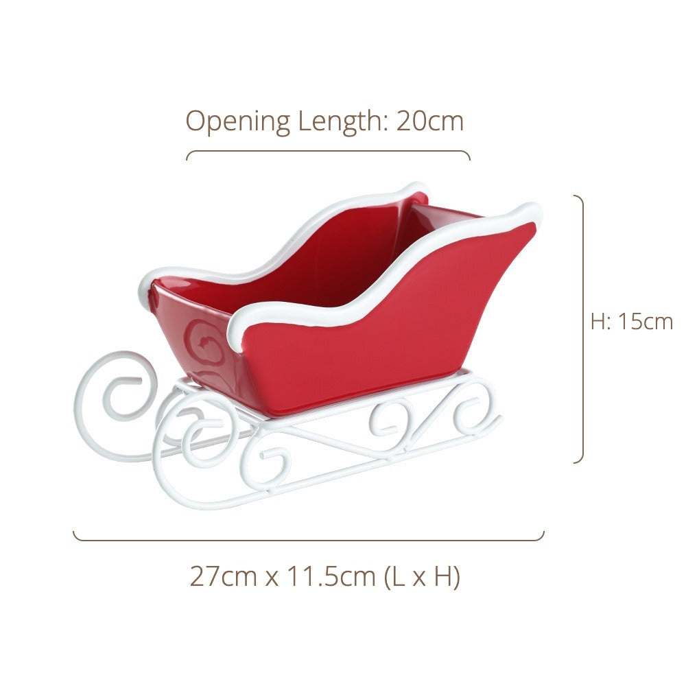 Santa's Sleigh Table Decor