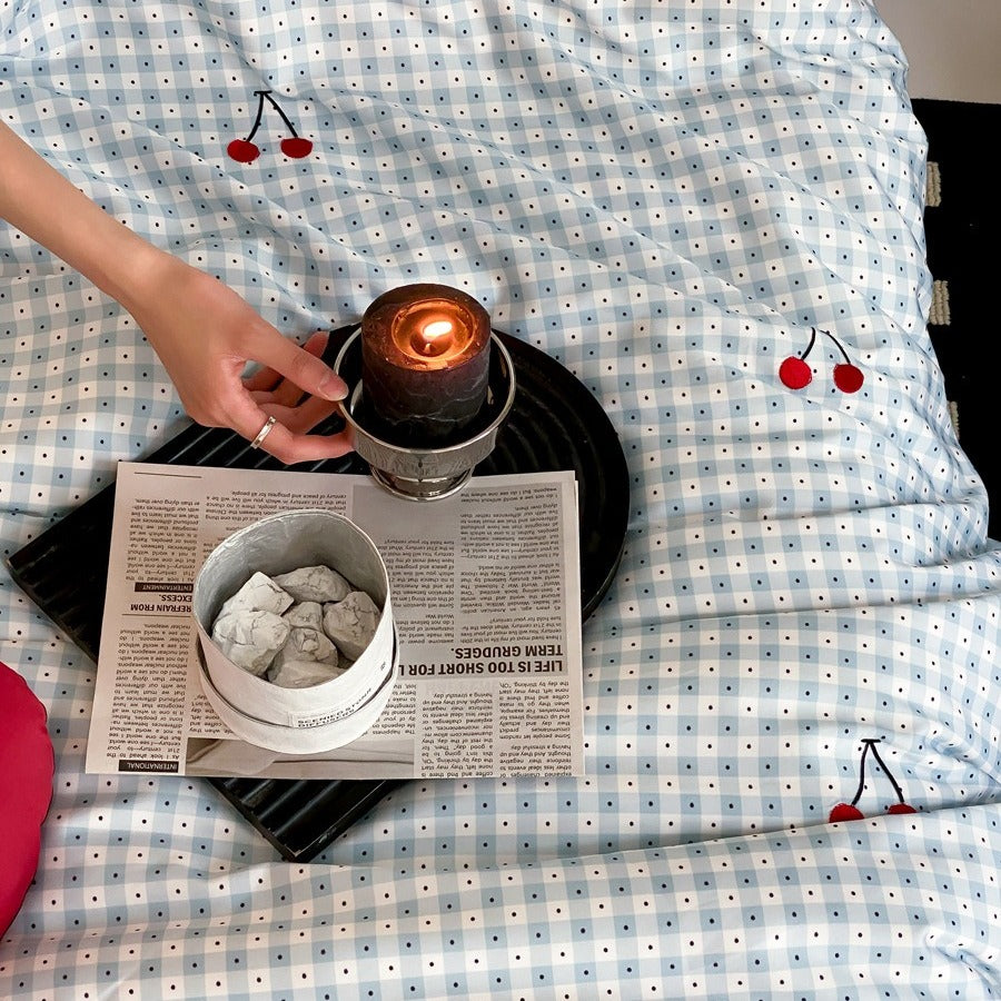 Cherry Soda Lyocell Bedding Set