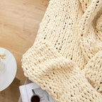 Rope Stitch Throw