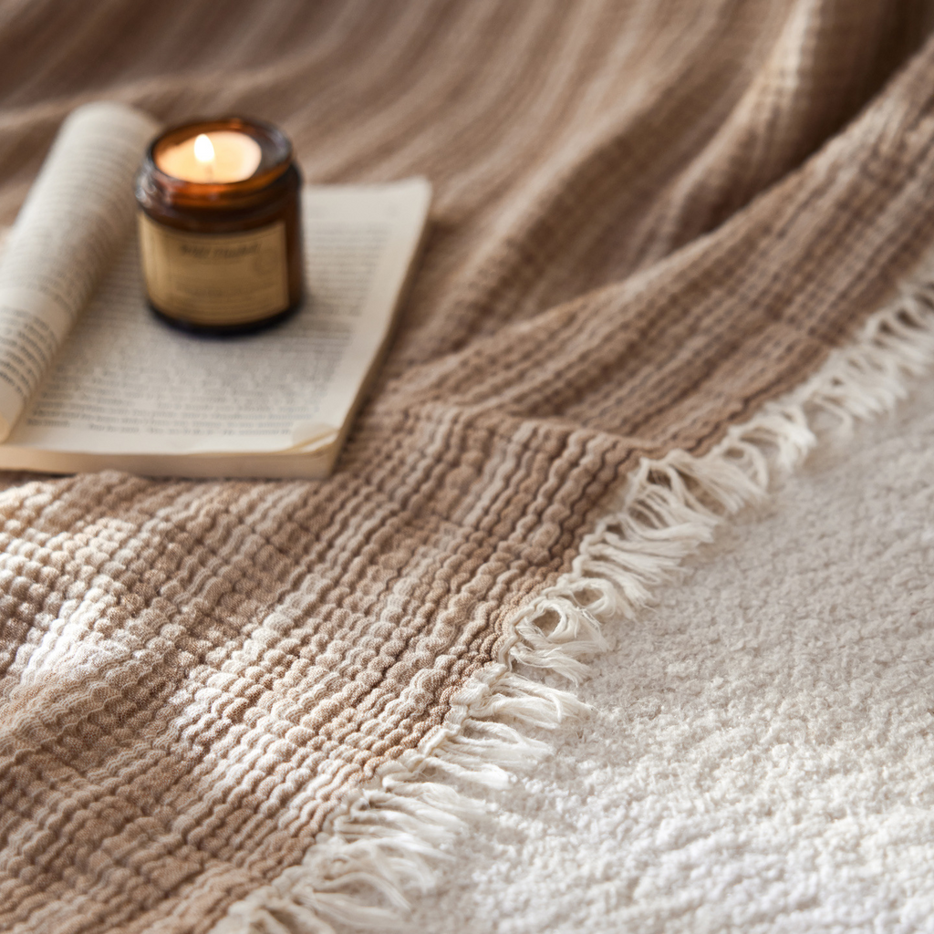 Woven Stripe Throw Blanket
