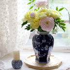 Royal Floral Ceramic Vase
