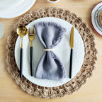 Tassel Cotton & Linen Napkin Set