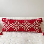 Crimson Knot Cushion Collection