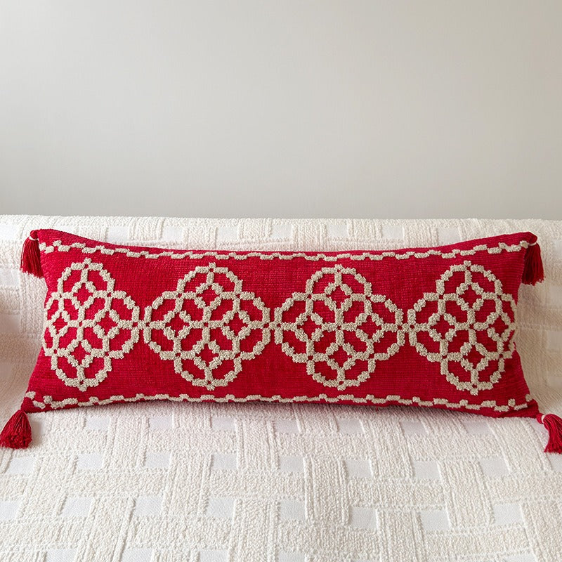Crimson Knot Cushion Collection