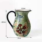 Fiesta Ceramic Pitcher Vase