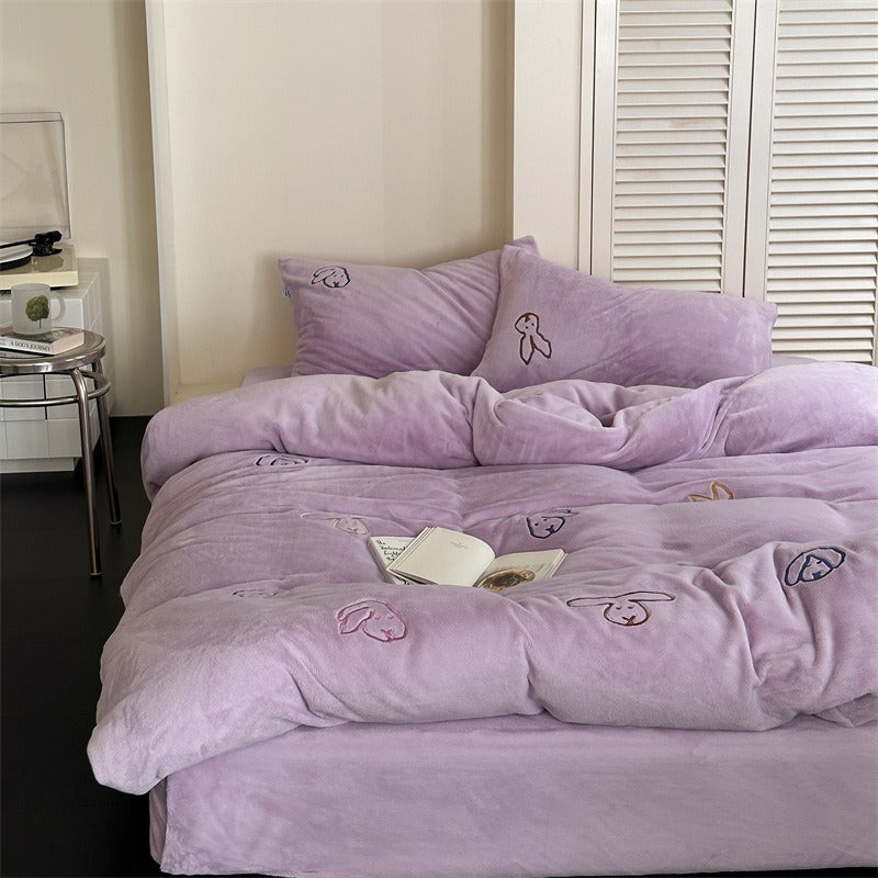 Warm Bunny Bedding Set